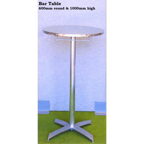 600mm Bar Table no cloth